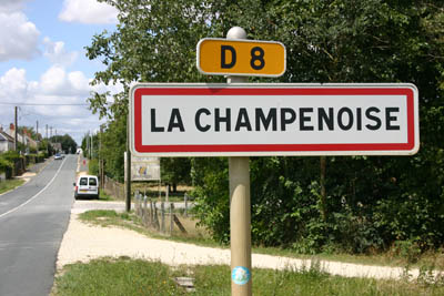 photo sign La Champenoise