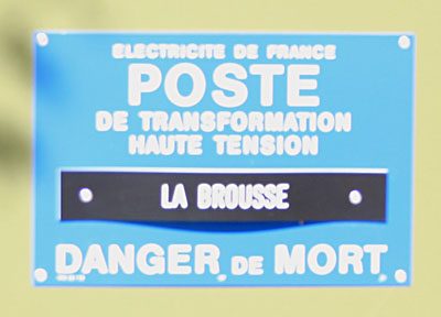 photo sign transformer station 