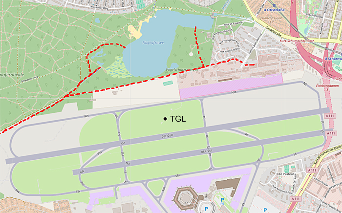 OpenStreetMap TGL locatie